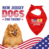 New Jersey For Trump Dog Bandana Limited Edition