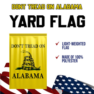 Don't Tread On Alabama Yard Flag- Limited Edition Garden Flag