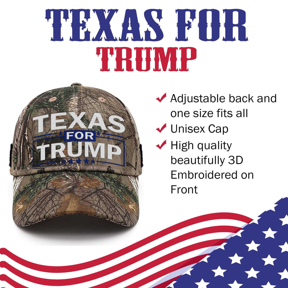 Texas for Trump Camo Hat
