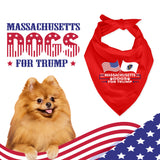 Massachusetts For Trump Dog Bandana Limited Edition