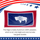 Wyoming State Flag 3 x 5 Feet
