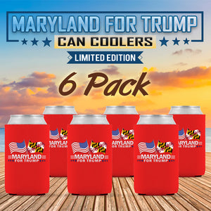 Maryland For Trump Limited Edition Can Cooler 6 Pack