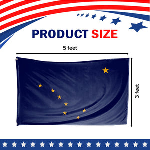 Alaska State Flag 3 x 5 Feet