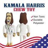 Kamala Harris Tough Plush Dog Chew Toy with Squeaker - Official Republican Dogs