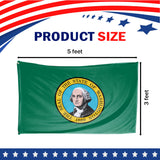 Washington State Flag 3 x 5 Feet