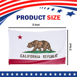 California State Flag 3 x 5 Feet