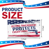 Second Amendment Protects Everything 3 x 5 Flag