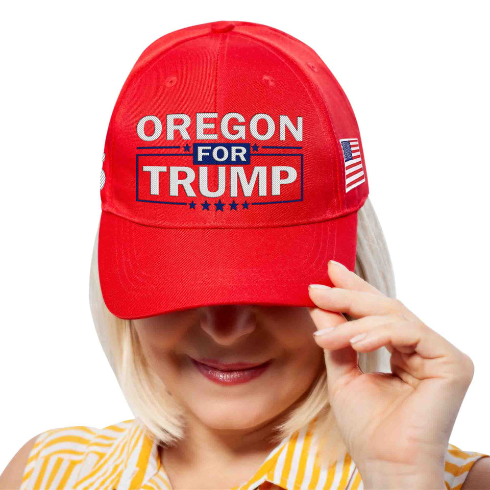 Oregon For Trump Limited Edition Embroidered Hat