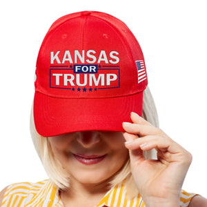 Kansas For Trump Limited Edition Embroidered Hat