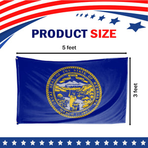 Nebraska State Flag 3 x 5 Feet