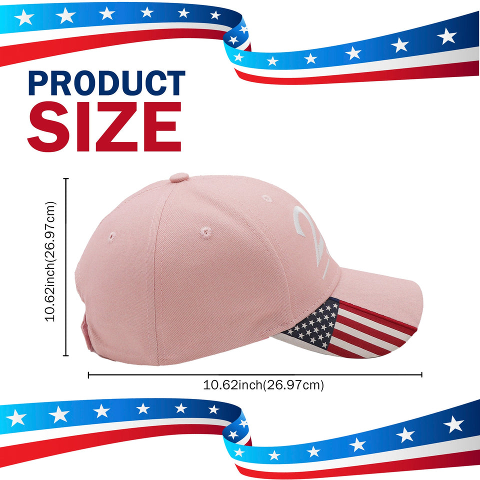 2nd Amendment 2A Limited Edition Pink Embroidered Hat