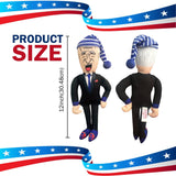 Sleepy Joe Biden Chew Toy Doll + Free Arizona For Trump Dog Bandana