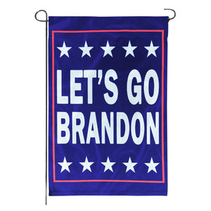 Let Go Brandon Starter Pack - Includes Full Size 3 x 5 Flag - Garden Flag - Embroidered Hat