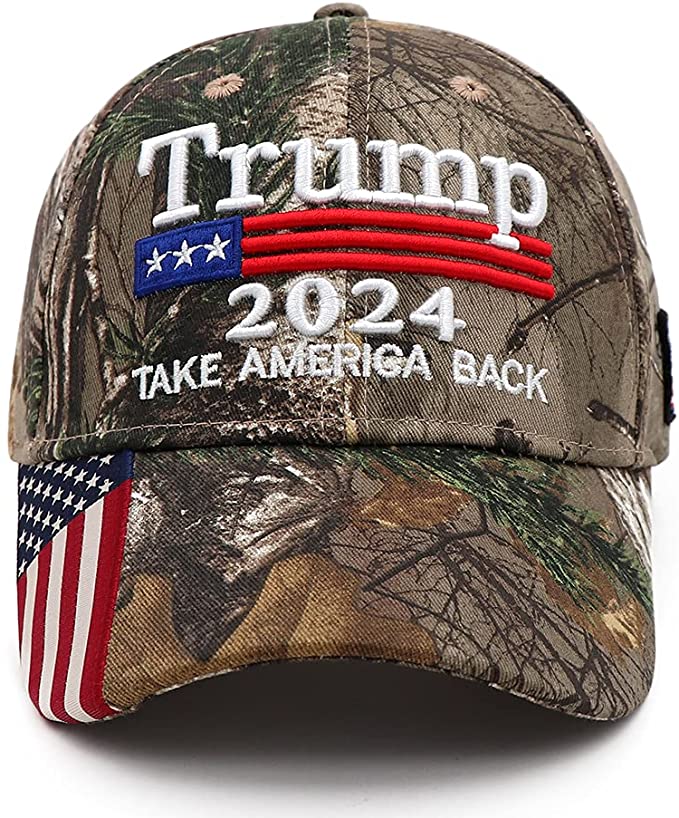 Trump 2024 Take America Back Camo Hat – Republican Dogs