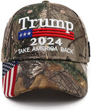 Trump 2024 Take America Back Camo Hat