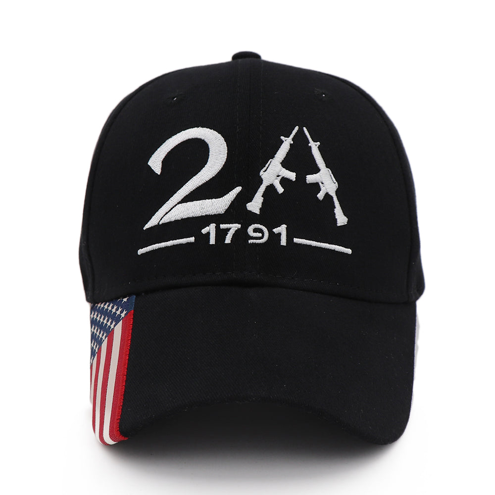 2nd Amendment Limited Edition Black Embroidered Hat