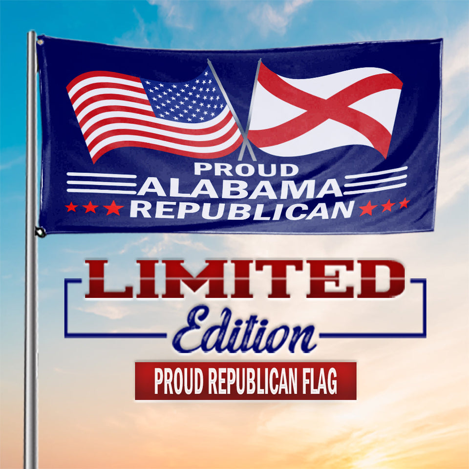 Proud Alabama Republican  3 x 5 Flag - Limited Edition Flags