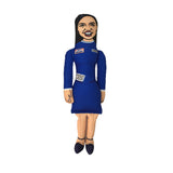 Alexandria Ocasio Cortez Squad Member Tough Plush Dog Chew Toy with Squeaker - Official Republican Dogs