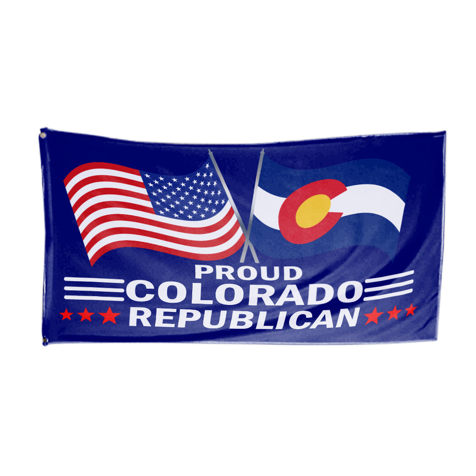 Proud Colorado Republican 3 x 5 Flag - Limited Edition Flags