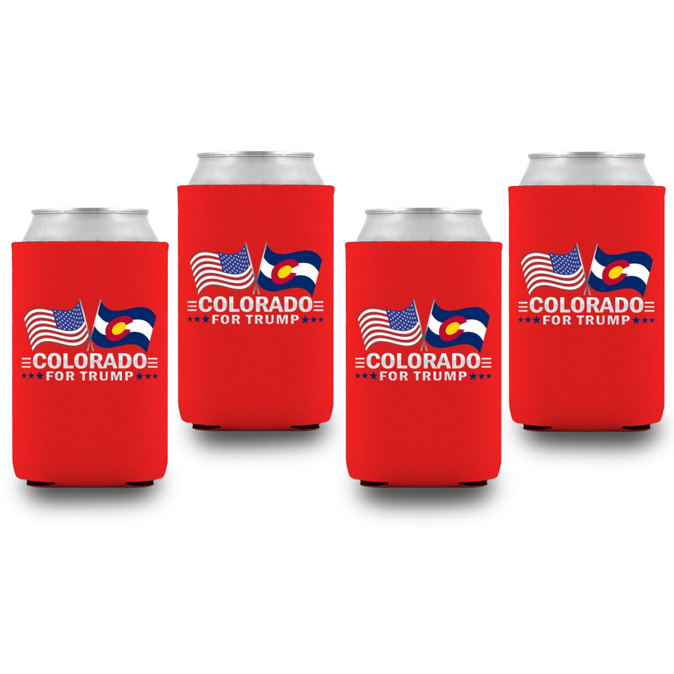 Colorado For Trump Limited Edition Can Cooler  4 Pack