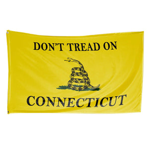 Don't Tread on Connecticut 3 x 5 Gadsden Flag - Limited Edition