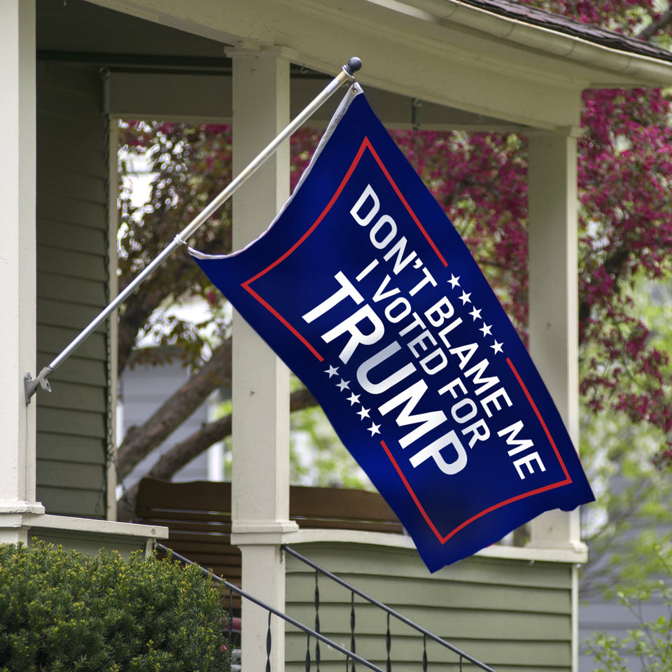 Don't Blame Me I Voted For Trump - South Dakota For Trump 3 x 5 Flag Bundle