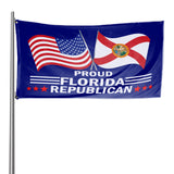 Florida For Trump Flag and Hat Bundle - Includes 1 Florida for Trump Hat and 3 unique Trump 2024 flags