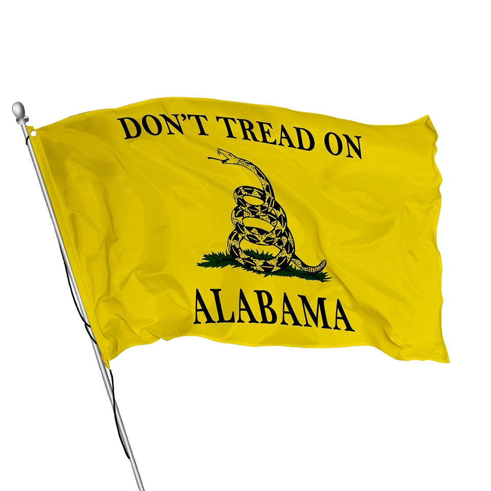 Don't Tread on Alabama 3 x 5 Gadsden Flag - Limited Edition