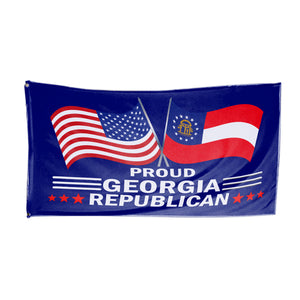 Proud Georgia Republican 3 x 5 Flag - Limited Edition Flags
