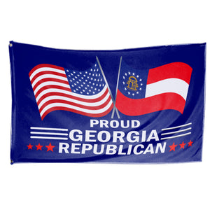 Proud Georgia Republican 3 x 5 Flag - Limited Edition Flags
