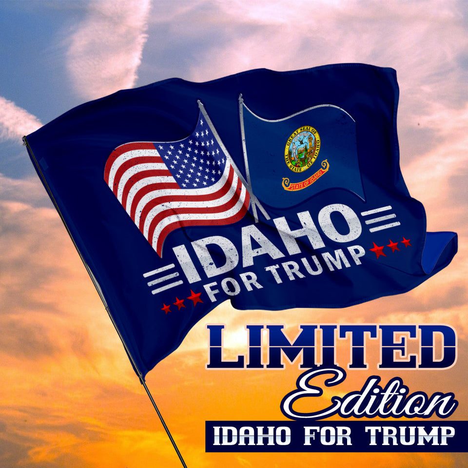 Idaho For Trump 3 x 5 Flag - Limited Edition Dual Flags