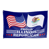 50 States Proud State Republican 3 X 5 Flag - Limited Edition Flag