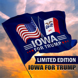 Iowa For Trump 3 x 5 Flag - Limited Edition Dual Flags