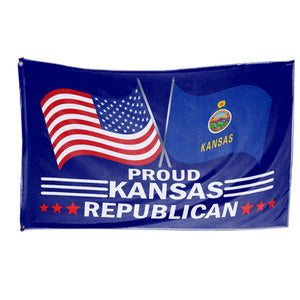 50 States Proud State Republican 3 X 5 Flag - Limited Edition Flag