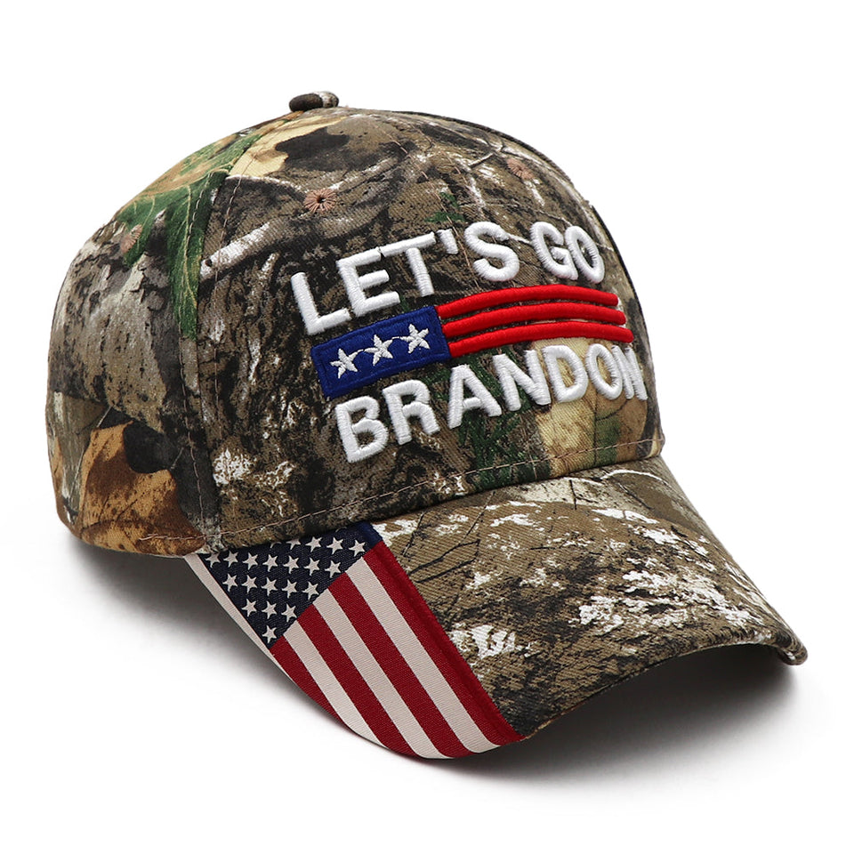 Let's Go Brandon Limited Edition Camouflage Embroidered Hat