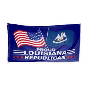 Proud Louisiana Republican 3 x 5 Flag - Limited Edition Flags