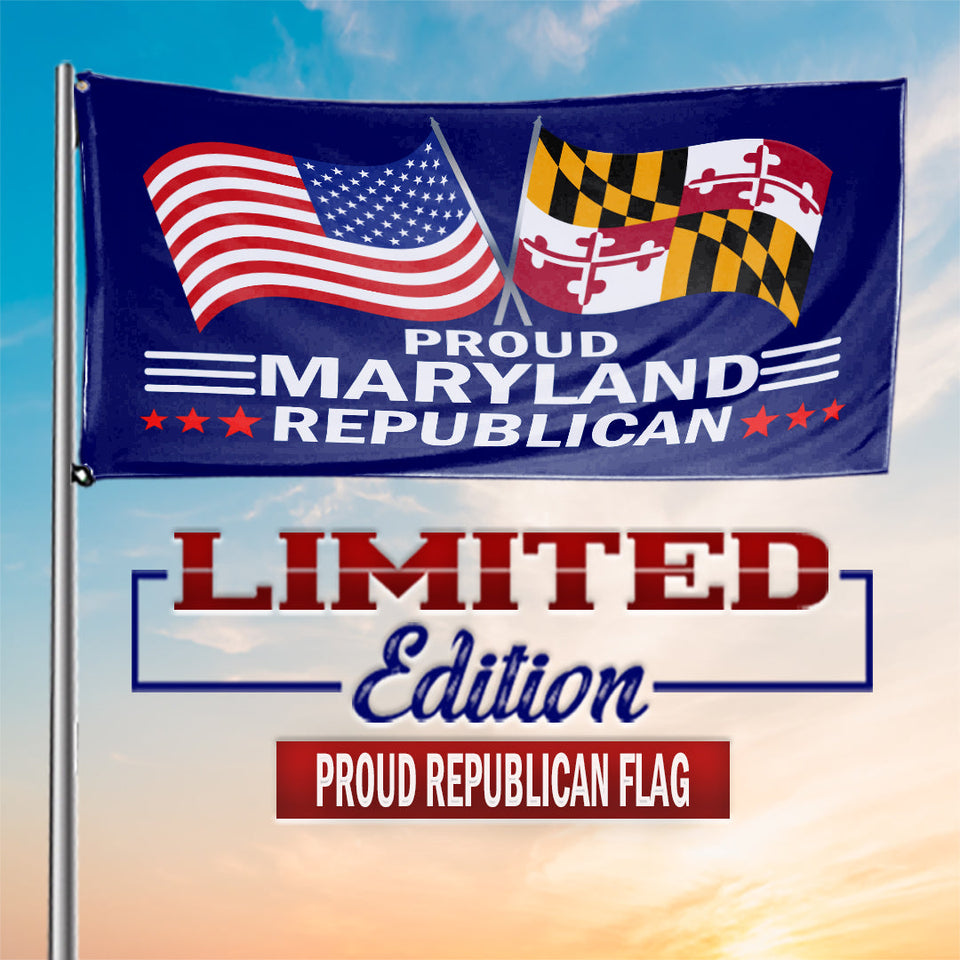 Proud Maryland Republican 3 x 5 Flag - Limited Edition Flags