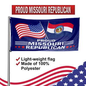 Proud Missouri Republican 3 x 5 Flag - Limited Edition Flags