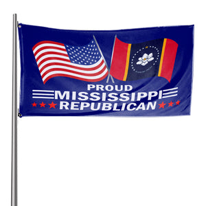 Proud Mississippi Republican 3 x 5 Flag - Limited Edition Flags