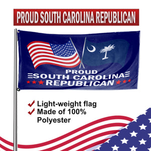 Proud South Carolina Republican 3 x 5 Flag - Limited Edition Flags