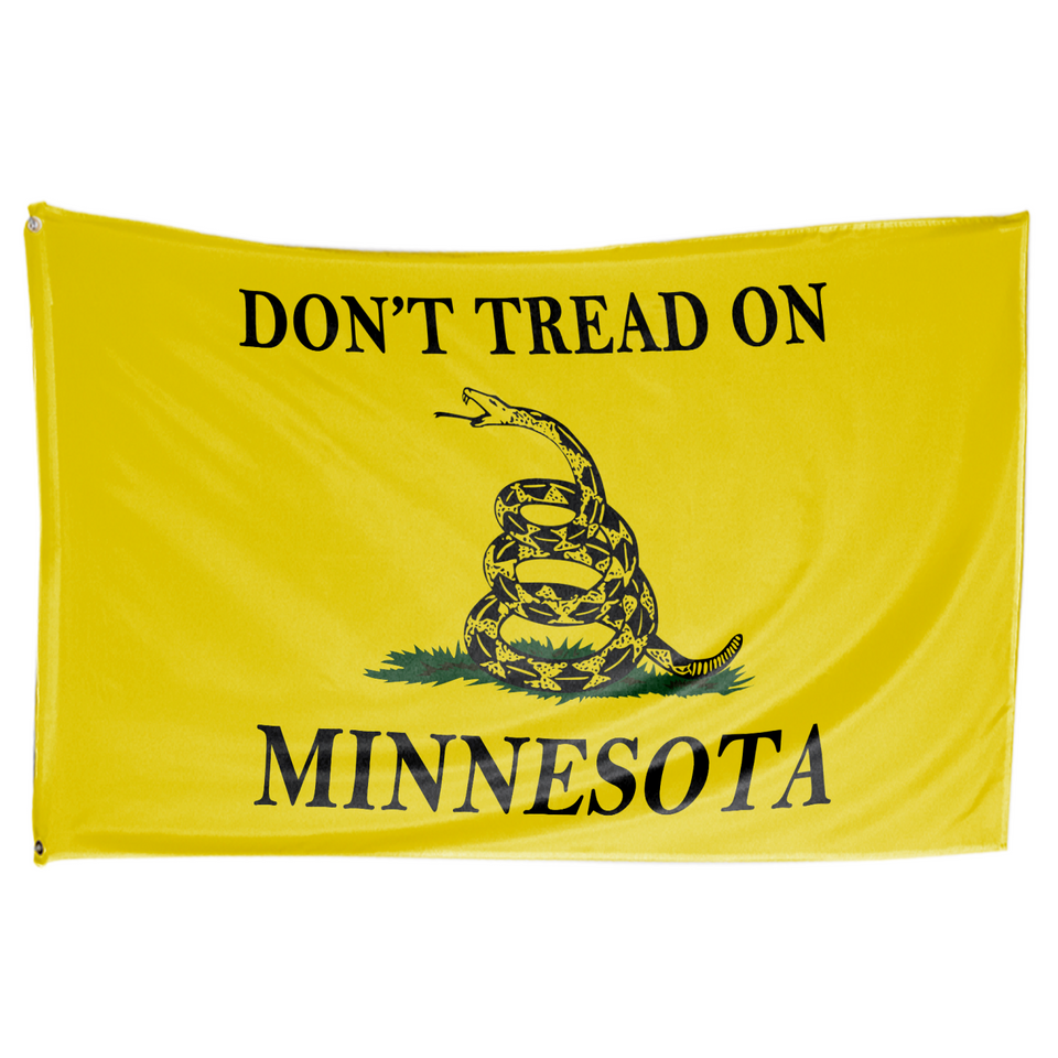 Don't Tread on Minnesota 3 x 5 Gadsden Flag - Limited Edition