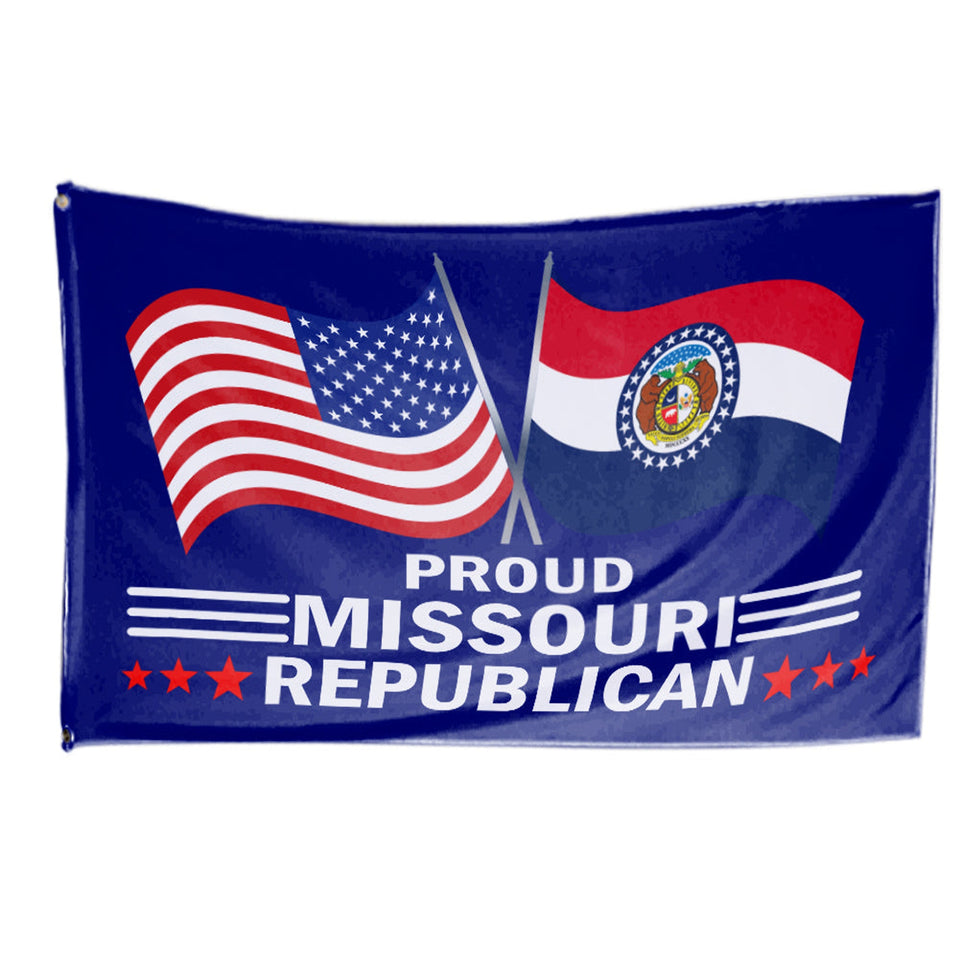 Proud Missouri Republican 3 x 5 Flag - Limited Edition Flags