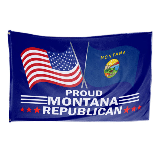 50 States Proud State Republican 3 X 5 Flag - Limited Edition Flag