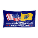 Proud New Jersey Republican 3 x 5 Flag - Limited Edition Flags