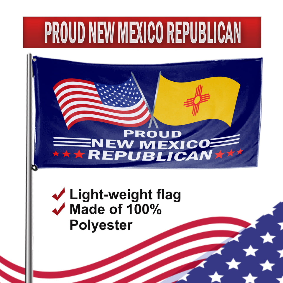 Proud New Mexico Republican 3 x 5 Flag - Limited Edition Flags