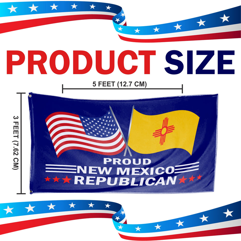 Proud New Mexico Republican 3 x 5 Flag - Limited Edition Flags