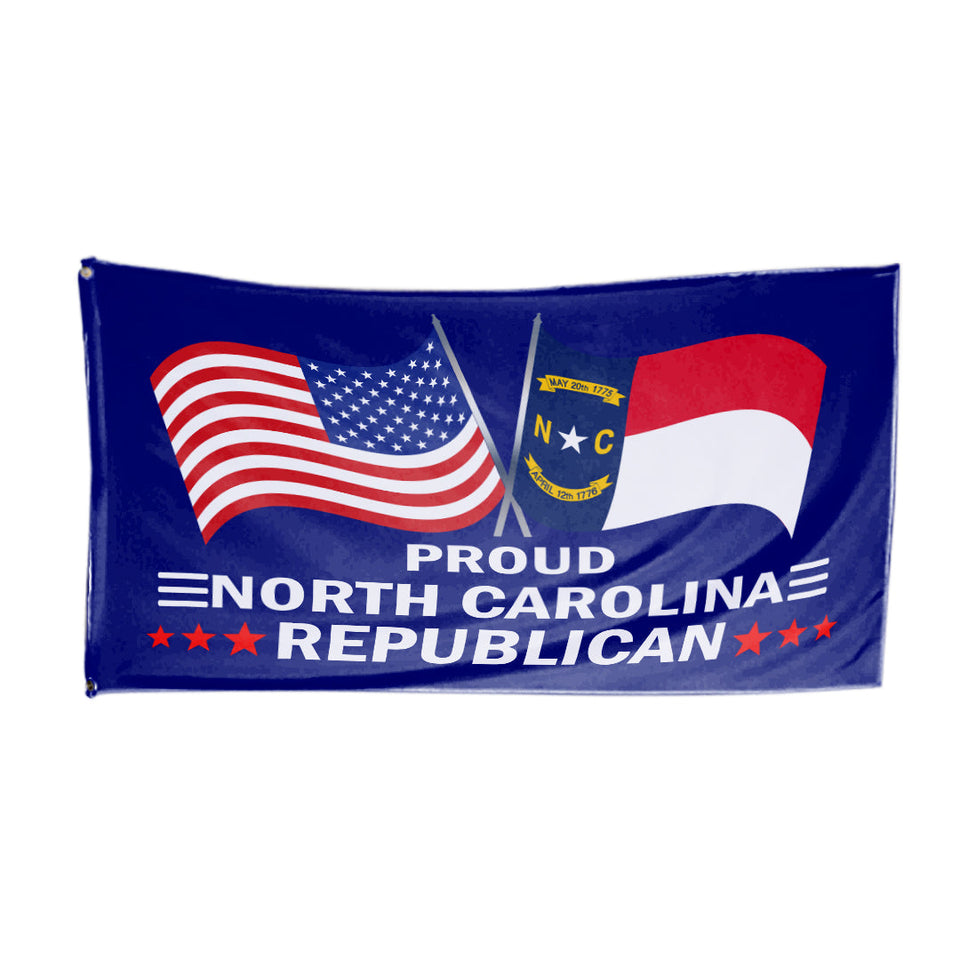 Proud North Carolina Republican 3 x 5 Flag - Limited Edition Flags