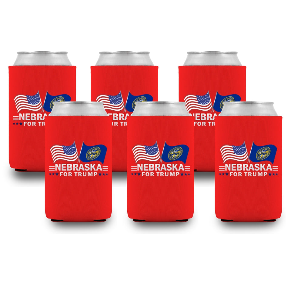 Nebraska For Trump Limited Edition Can Cooler 6 Pack