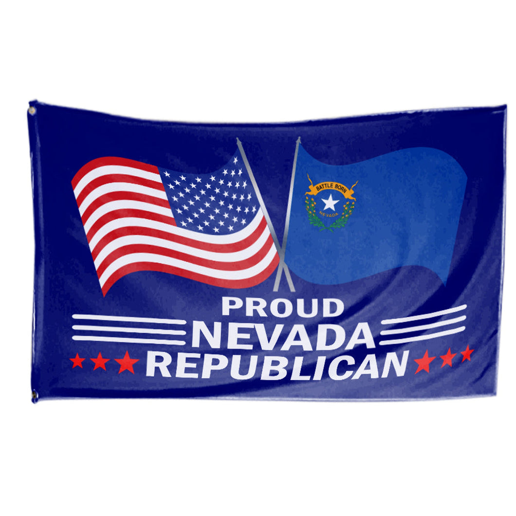 Proud Nevada Republican 3 x 5 Flag - Limited Edition Flags