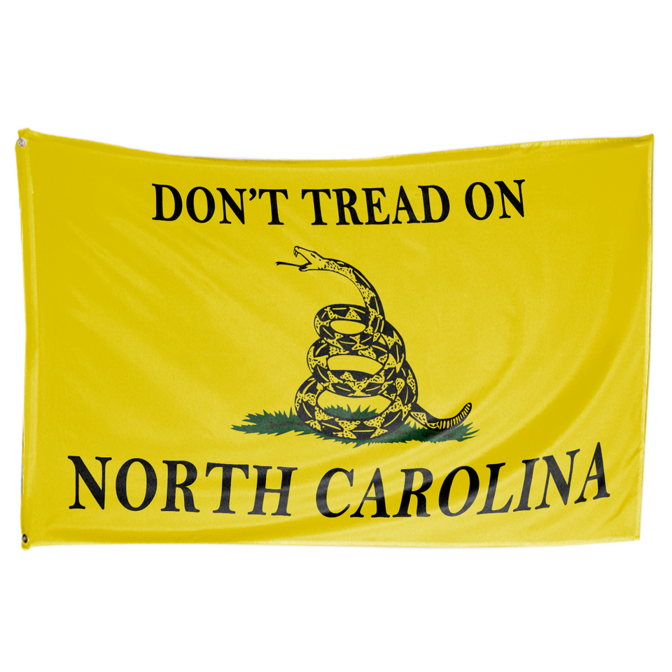 Don't Tread on North Carolina 3 x 5 Gadsden Flag - Limited Edition